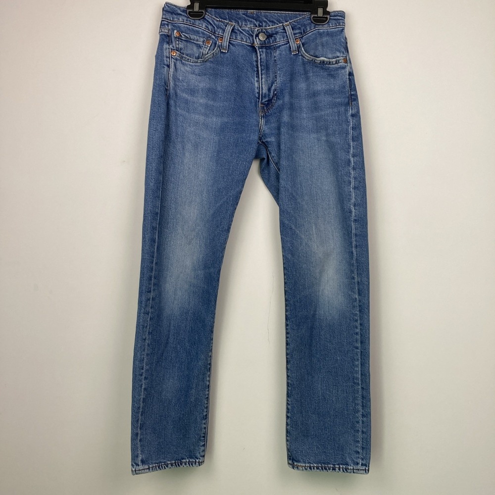 Levi's 514 Straight Leg Jeans Mens Size 30W 30L (actual 29L) Light Blue